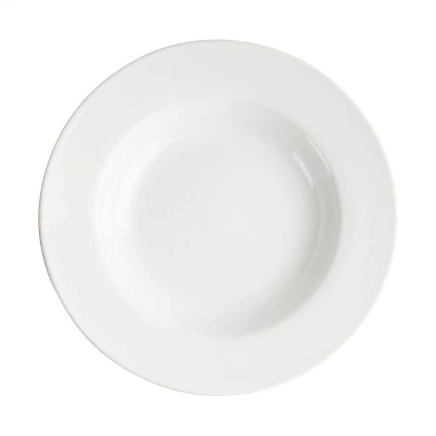 Plain White Pasta Bowl thumnail image