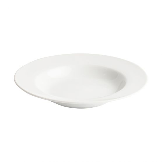 Plain White Pasta Bowl image