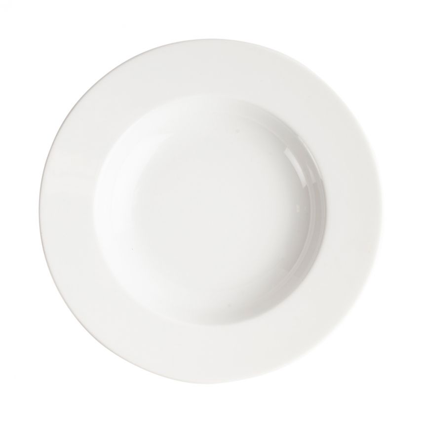 Plain White Soup Plate thumnail image