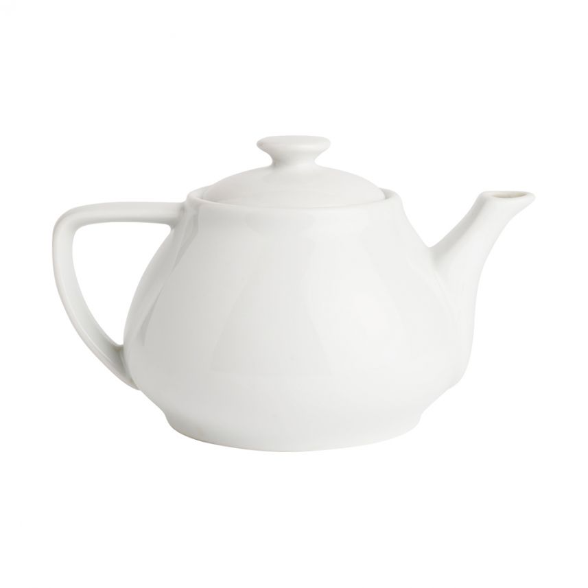 Plain White Tea Pot image