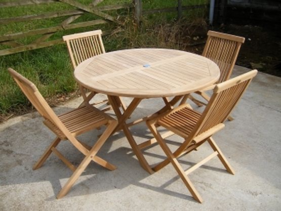 Wooden Garden Table image