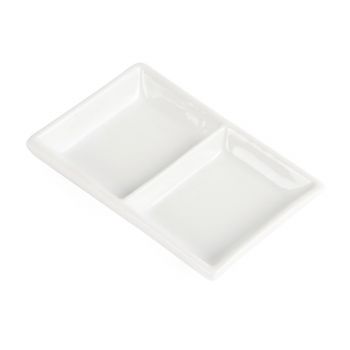 Plain White Split Dish product image