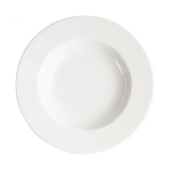 Plain White Soup Plate product image
