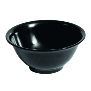 Black Melamine Serving Bowl product image