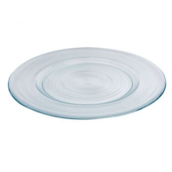 Spiral Clear Glass Plate product image